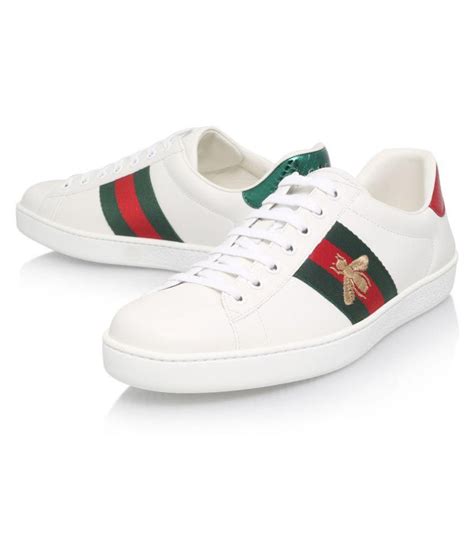 gucci white casual shoes|gucci shoes lowest price.